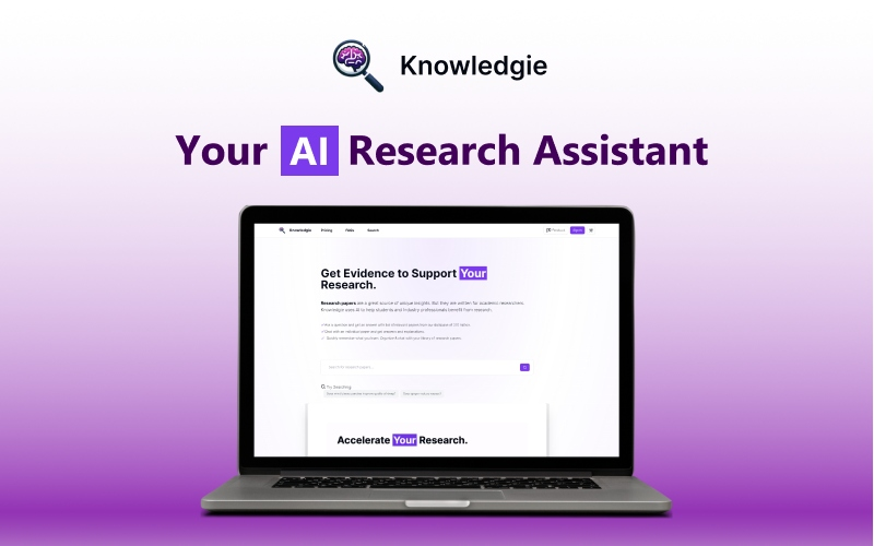 Knowledgie Lifetime Deals – Your AI Research Assistant!