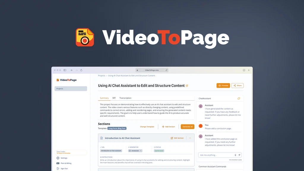 VideoToPage Appsumo Deals