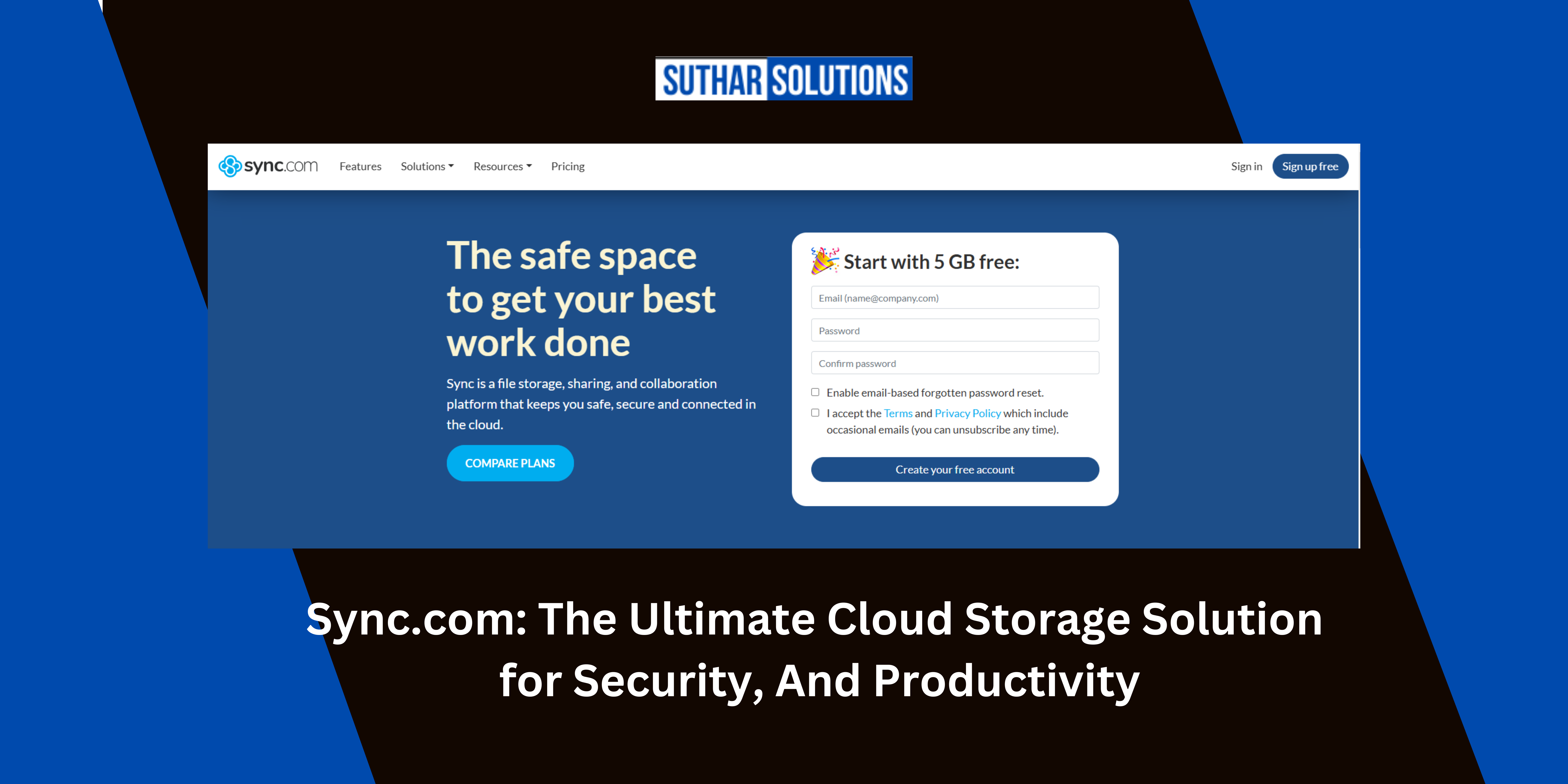 Sync The Ultimate Cloud Storage Solution for Security, and Productivity