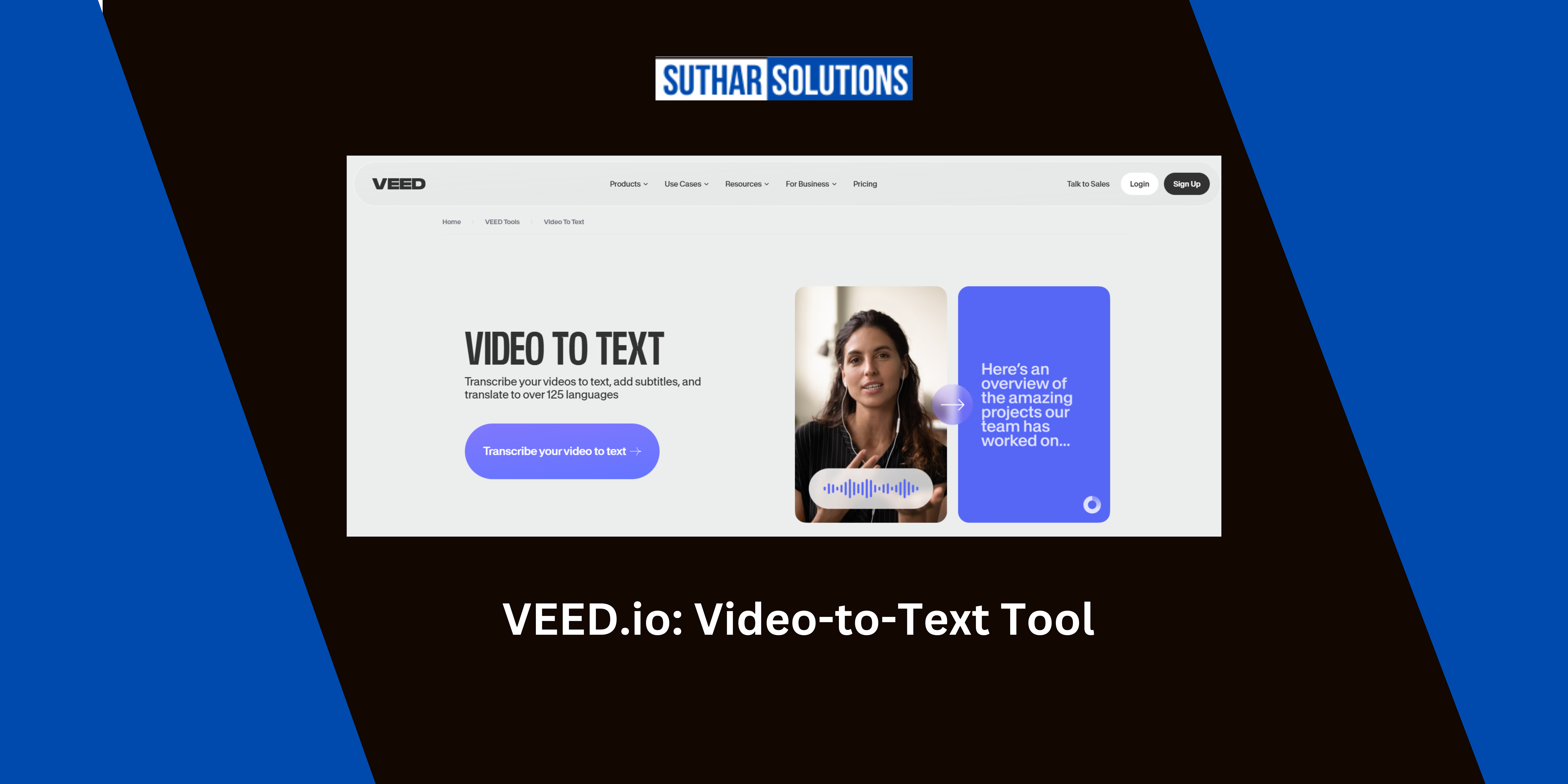 VEED io Video to Text tool Review