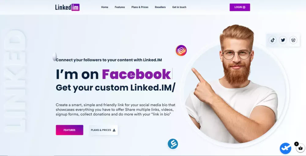 LinkedIM: Simplify Your Social Media Bio