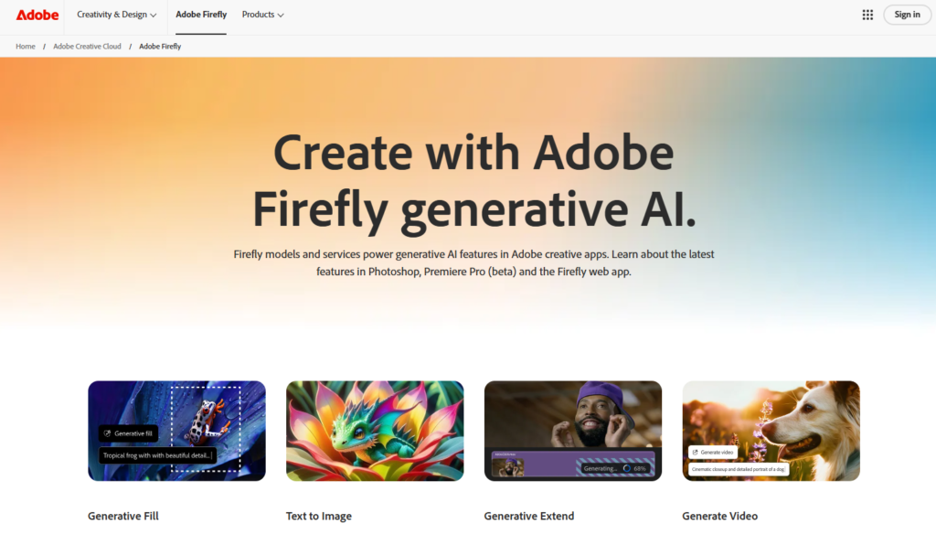 Adobe Firefly: AI Image Generation Tools