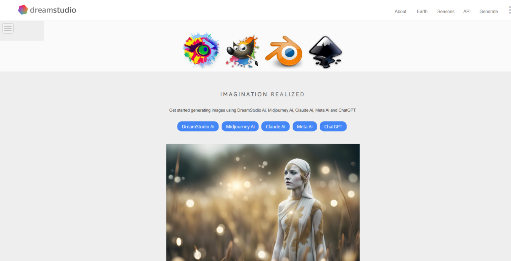 DreamStudio AI Image Generation Tools
