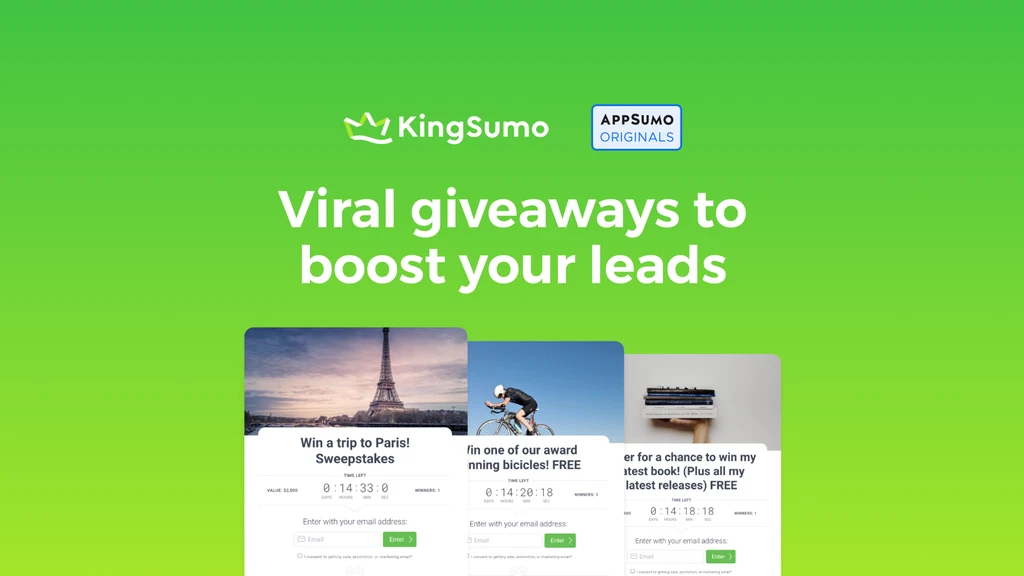 KingSumo Free lifetime Deals