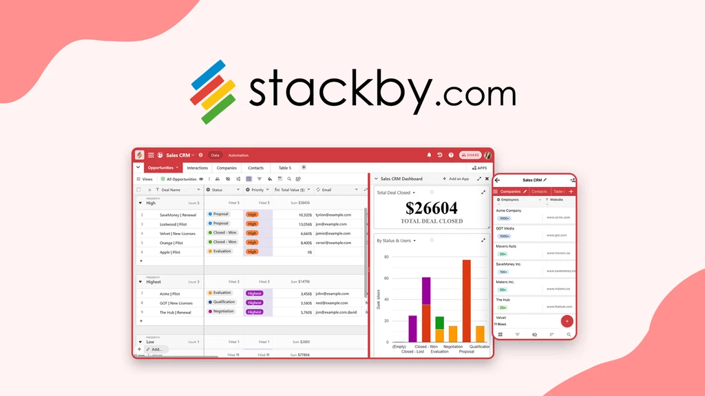 Stackby Lifetime deal